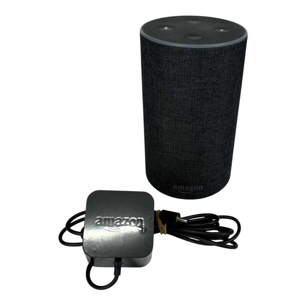 Amazon Echo 2nd Generation Smart Speaker Alexa and Dolby Charcoal Fabric